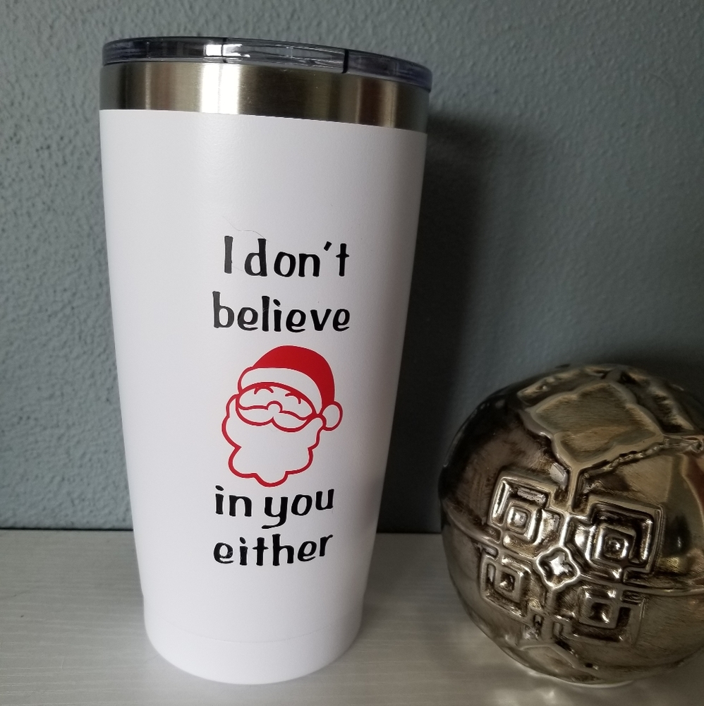 Sassy Santa 20 oz tumbler